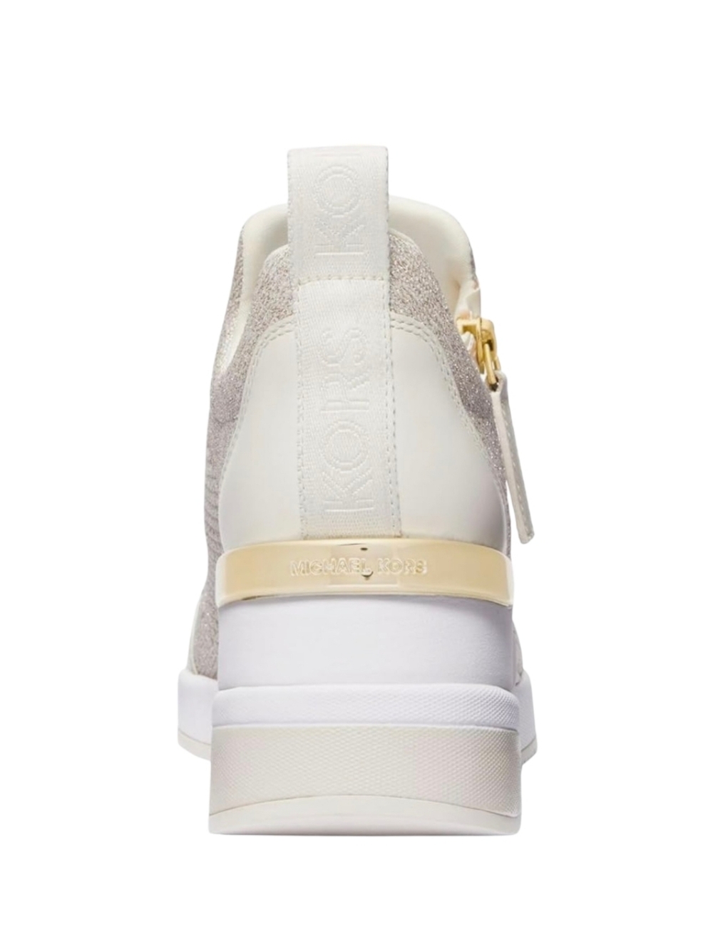 NFS MICHAEL KORS▪︎ Willis Wedge Sneaker ▪︎ Champagne Gold ▪︎ Sz 6.5 - Picture 5 of 8